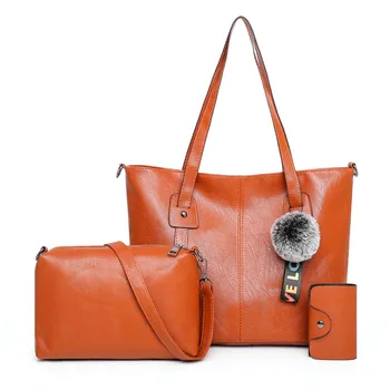 

Women hot sales composite leather fashion tote hand bags lady vintage wild desgin classical shoulder messenger bags for women