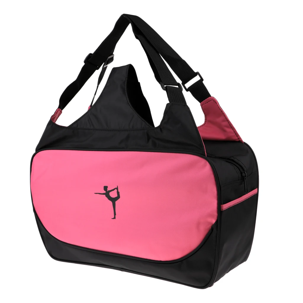 Lightweight Gym Fitness Yoga Mat Shoulder Pack Pilates Pad Bags Water-Resistant Satchel Shoulder Travel Zipper Closure Bag