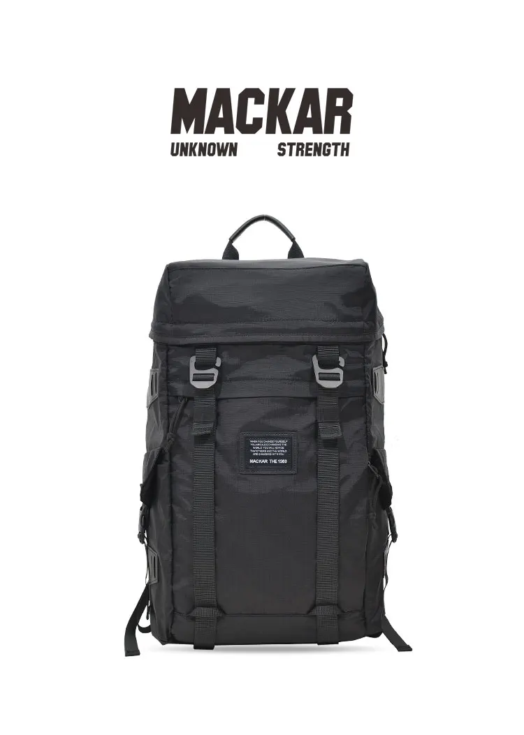 Mackar Nylon backpack schoolbag streetwear accessories japanese style harajuku