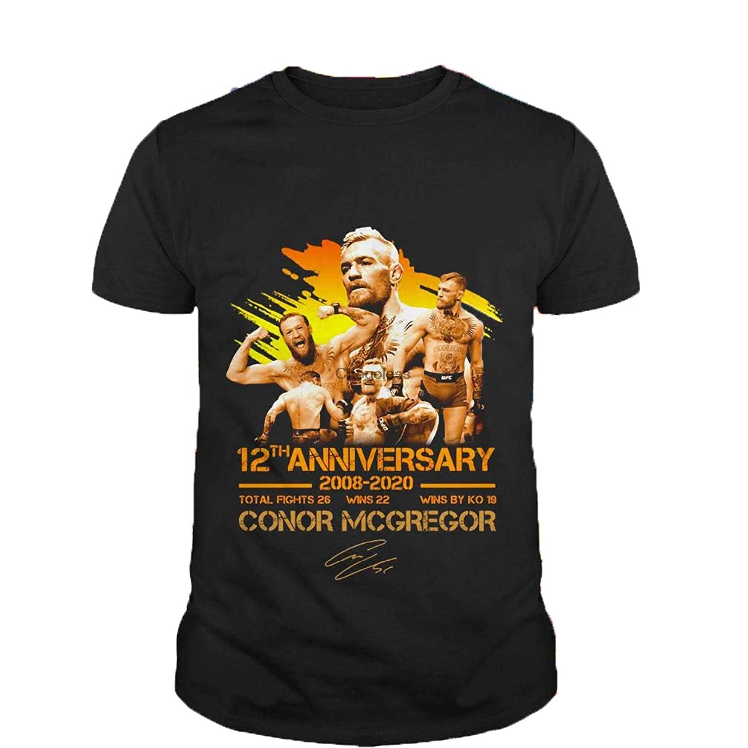 Рубашка Conor Mcgregor на 12-ю годовщину 20082020 милая популярная женская футболка с