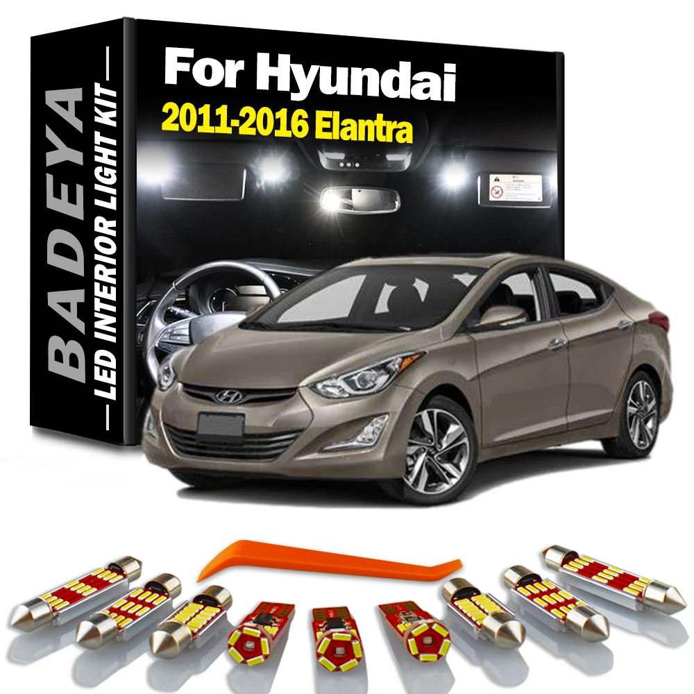 MAIKHA 9Pcs Car Indoor Dome Reading Trunk Interior LED Light Kit, Replacement for Hyundai Santa Fe ix45 2013-2018 2019 2020 MAIKHA 9Pcs Car Indoor Dome Reading Trunk Interior LED Light Kit, Replacement for Hyundai Santa Fe ix45 2013-2018 2019 2020