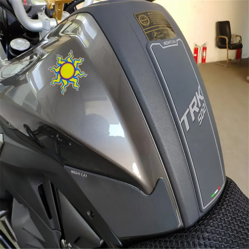 Для Benelli TRK502 TRK 502 противоскользящие накладки для масляного топливного бака защитные наклейки наклейка 3 м газ колено сцепление тяги украшения мотоцикл