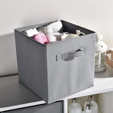 Домашний тканевый нетканый складной ящик для хранения игрушек и одежды