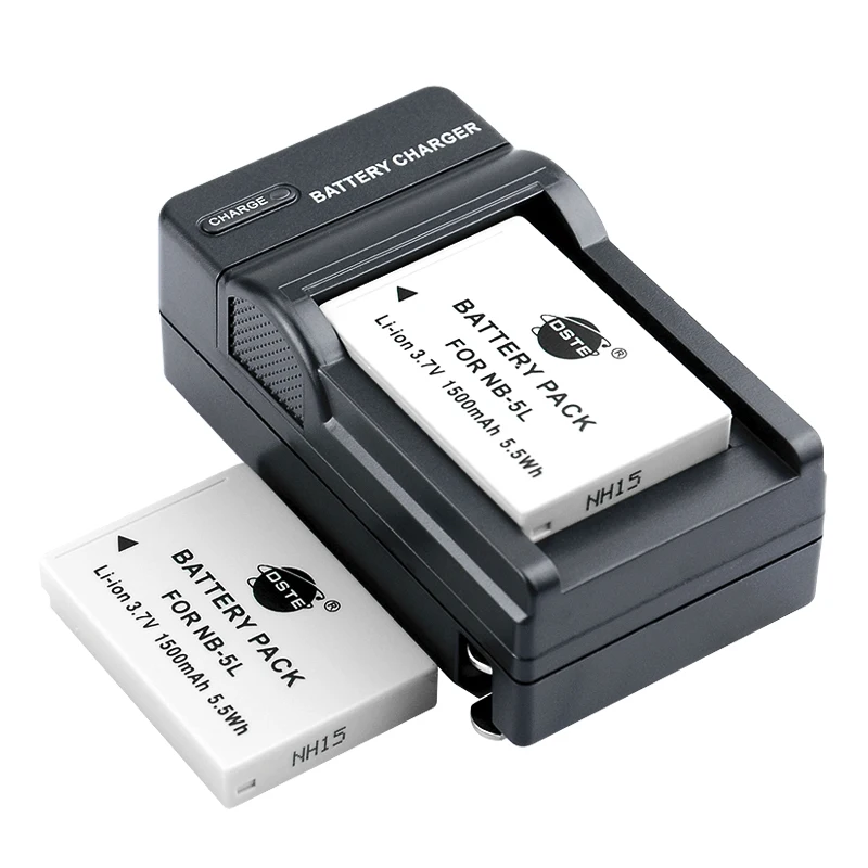 3 шт. 1500 мАч 3,7 V NB-5L DSTE NB5L Батарея Зарядное устройство для Canon IXUS 850 860 870 900 90 950 960 970 980 990 IXY 800 810 820 830
