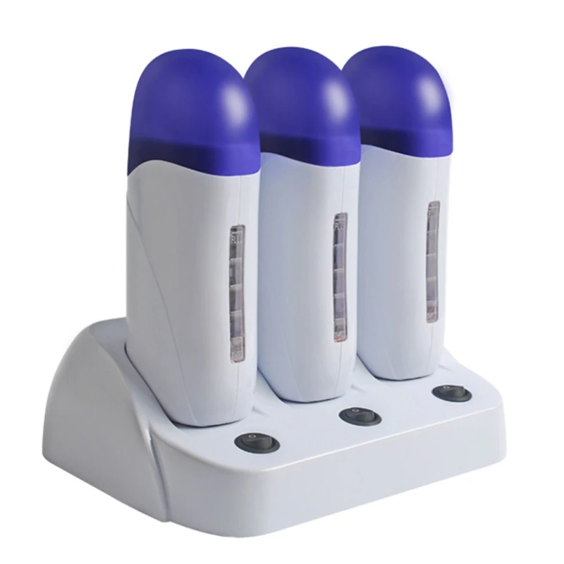 Multifunction Hot Wax Depilatory Roller Body Painless Hair Removal Heater Warmer