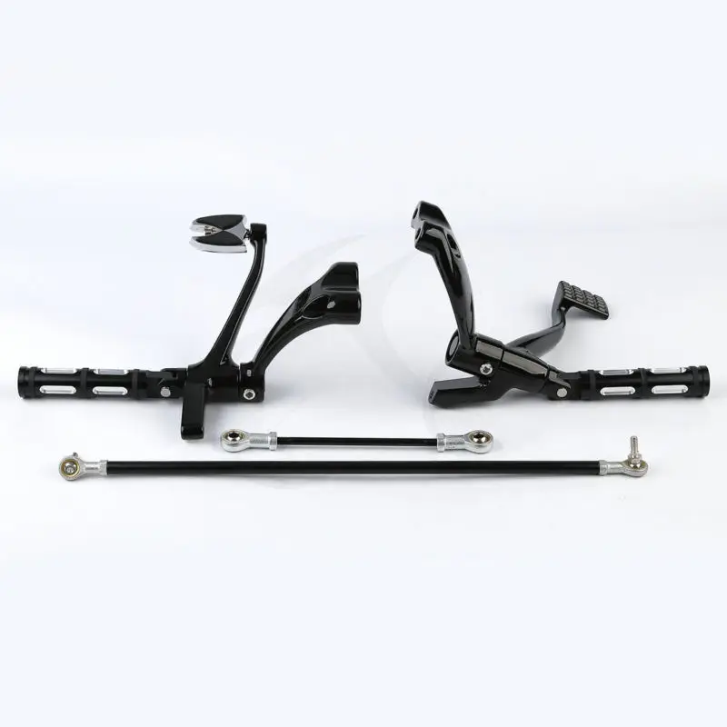 

Forward Control Foot Pegs Levers Linkage For Harley Sporster 883/1200 Iron 1200 Custom 2004-2013