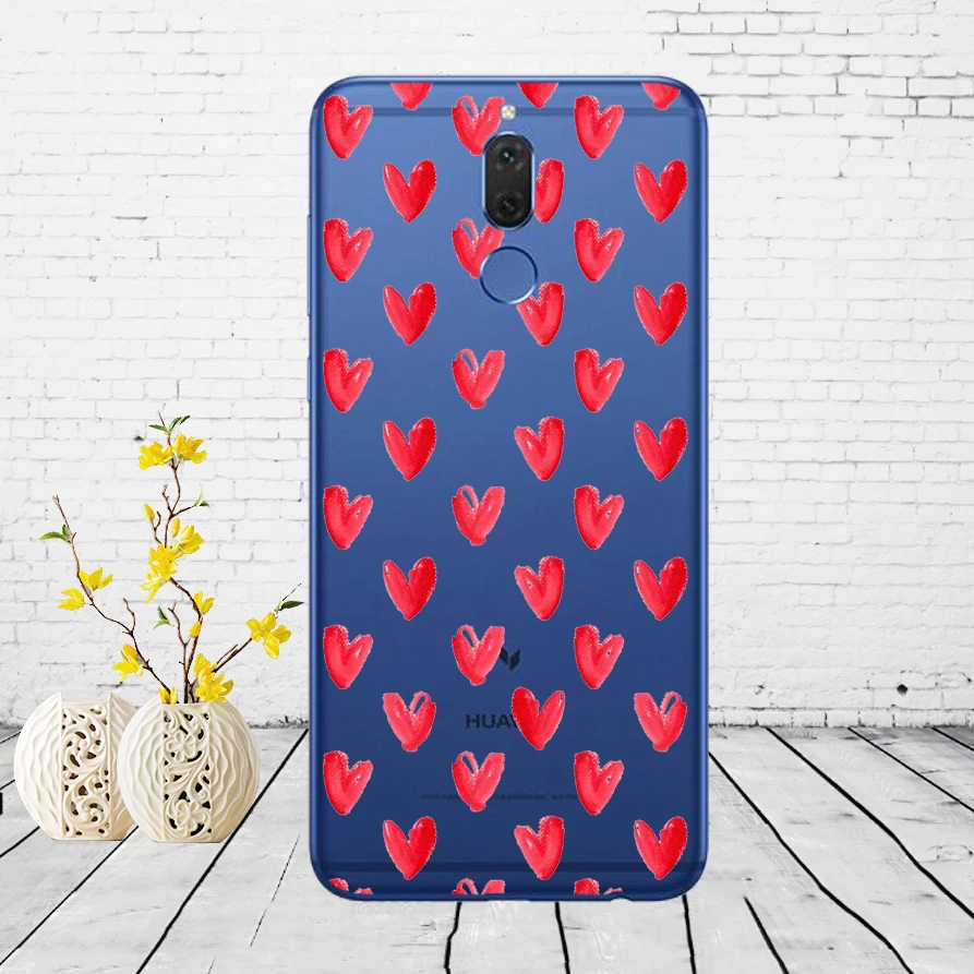 Силиконовый чехол для Huawei Mate 10 lite чехол Мягкий ТПУ чехлы для телефонов для Huawei Mate 10 Lite защитный ковер - Цвет: AA27