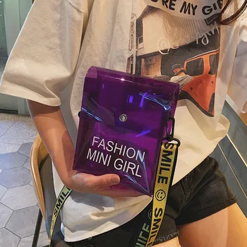 

Fashion Mini Girl Laser Handbag Phone Shoulder Bag Messenger Crossbody Bag Small Waterproof Totes Purses evening clutch bags