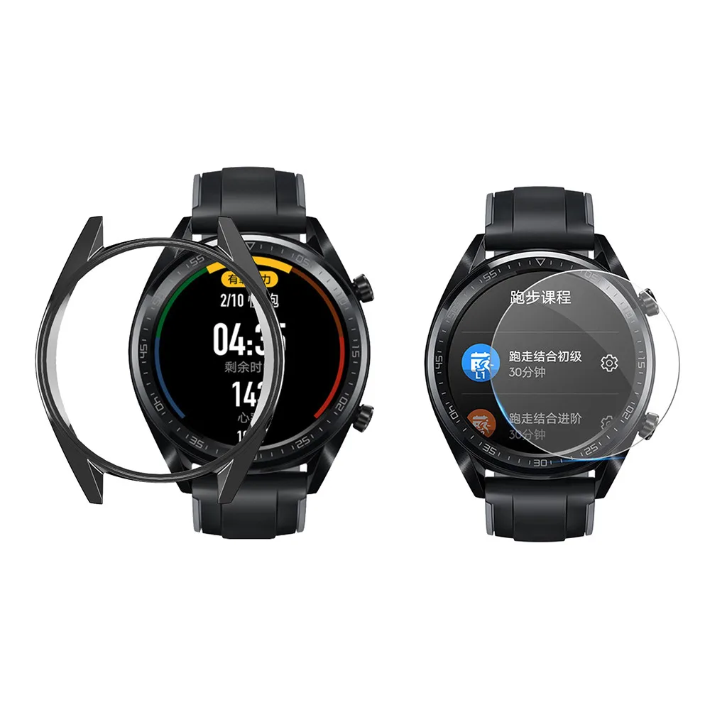 ТПУ Смарт-часы защитный чехол для huawei Watch GT 46 мм защитная рамка Smartwatch аксессуары с защитой экрана# H15