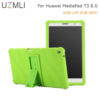 

Soft Case For Huawei MediaPad T3 8.0 KOB-L09 KOB-W09 Silicone Stand Tablet Case For Huawei Honor Play Pad 2 8.0 Rubber Case