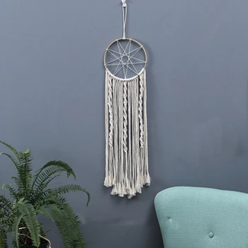 

Woven Tapestry Dream Catcher Decoration Ins Wind Hanging Cloth Nordic Bohemian Tapestry Homestay Decoration
