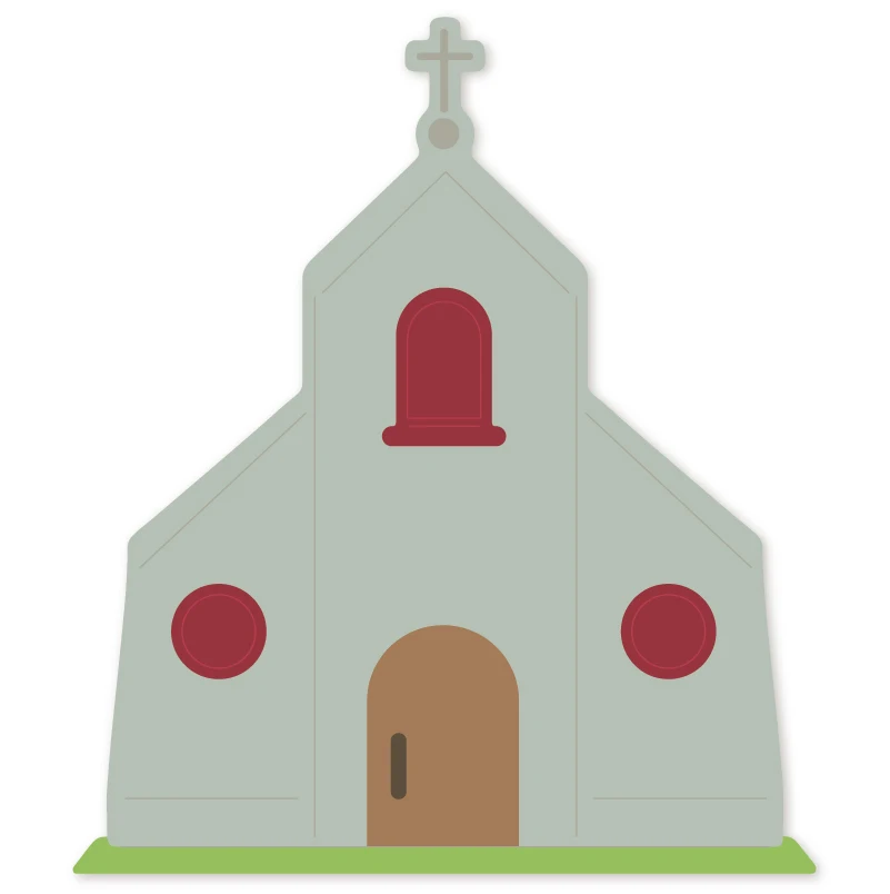 3D Church Metal Cutting Dies Stencil Scrapbooking Embossing Album Paper Craft