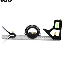 Shahe многофункциональная угловая линейка 300 мм цифровая угловая линейка транспортир комбинированная квадратная угловая линейка из нержавеющей стали