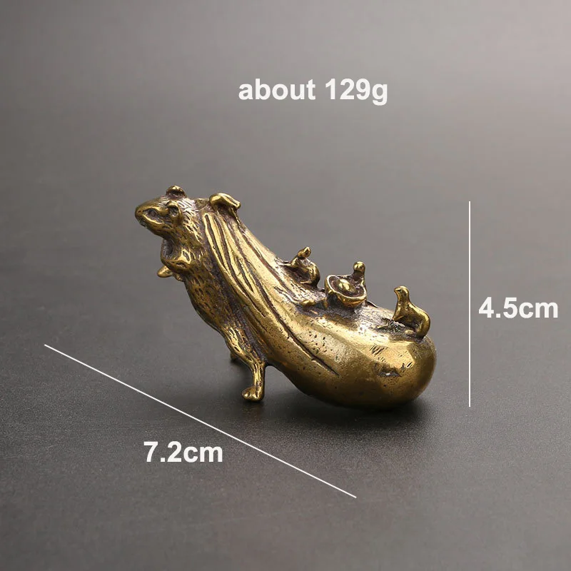 copper mice figurines (3)