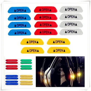 

Car Door Open Reflective Tape Warning Night Sticker for Volkswagen VW B6 Jetta Mk5 MK6 Any Cars Phaeton 4.2 EOS 3.2 V6