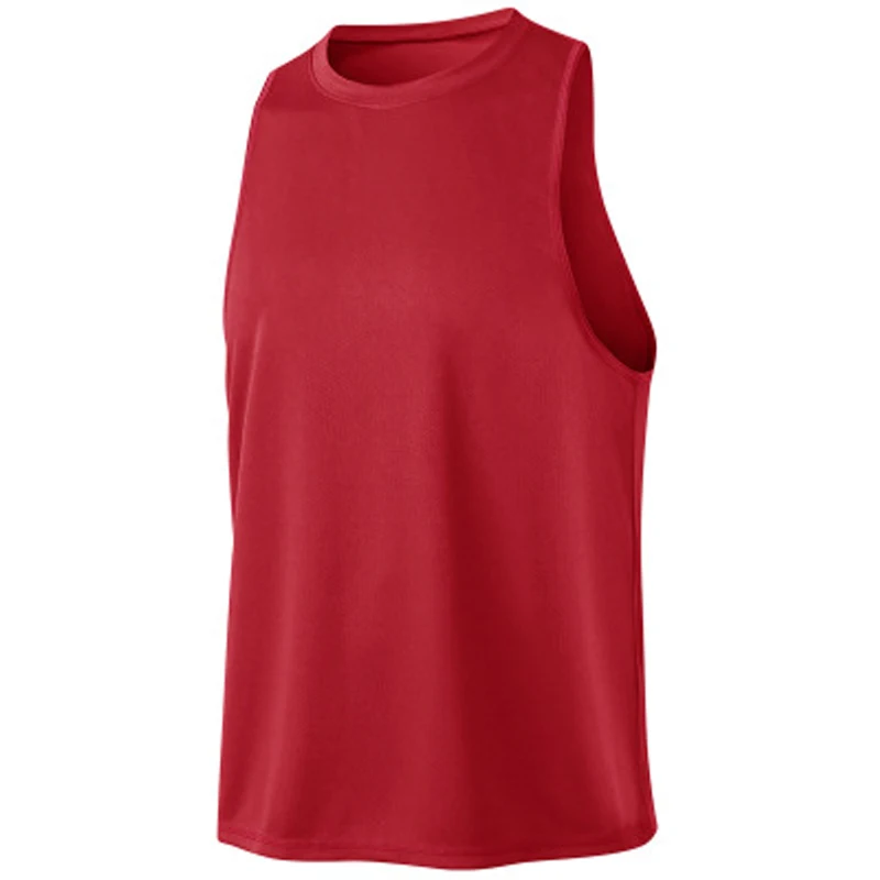 Workout Men Running Vest Casual T-shirt Sleeveless Quick-drying Jersey Training Compression Shirt Fitness Sport Gym top