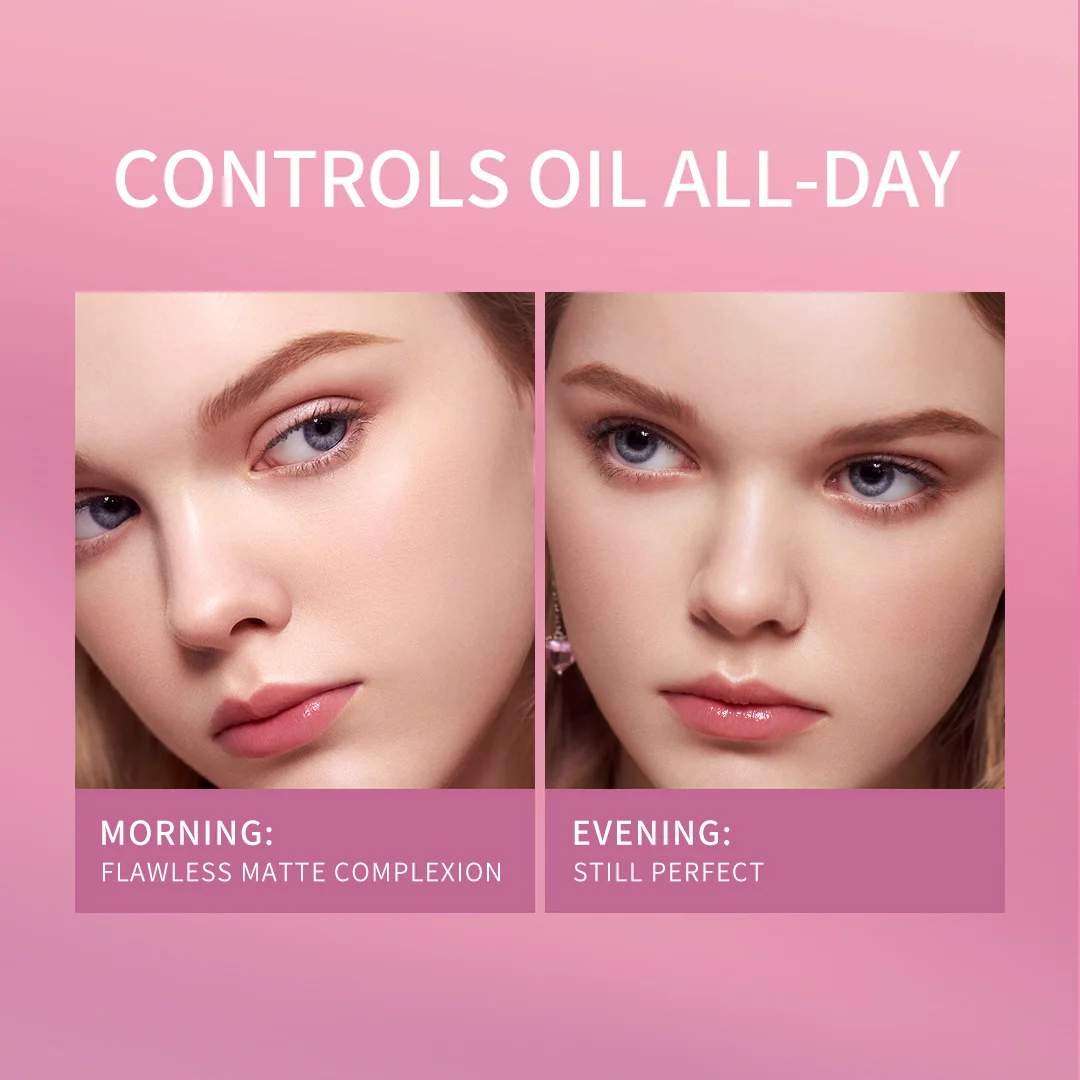 ZEESEA Press Powder Metaverse Pink Series Long Lasting Foundation New