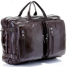 Модная многофункциональная сумка из натуральной кожи с натуральным лицевым покрытием, мужская кожаная дорожная сумка для багажа, большая сумка для путешествий, сумка для выходных