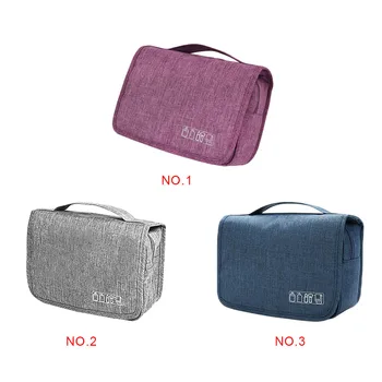 

Unisex Hanging Toiletry Bag Large Capacity Cosmetic Wash Pouch Water-resistant Travel Makeup Bathroom Storage Organizer