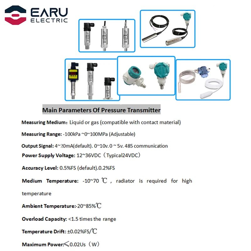 0-5v, 0-10v, sensor de nível de óleo