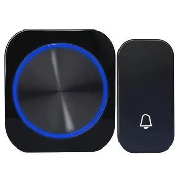 

Self Powered Waterproof Wireless Door Bell Night Light No Battery EU Plug Home