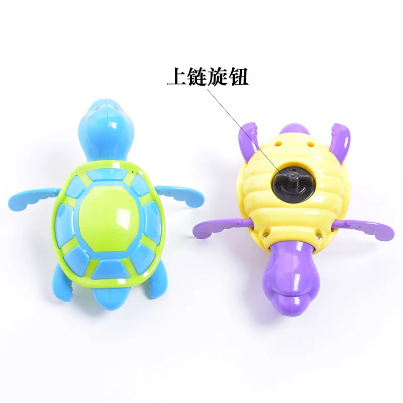Весенняя Детская ванна воды детские игрушки для игры в воде маленькая черепаха-заводная детская игрушка плавательный бассейн вода