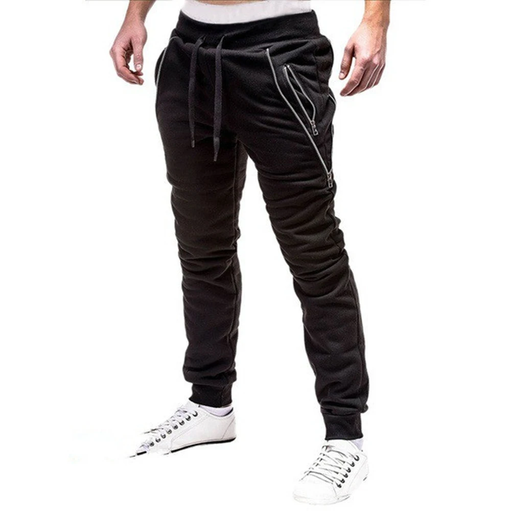 WENYUJH, камуфляжные уличные штаны, мужские спортивные леггинсы, брюки для фитнеса, облегающие спортивные штаны с эластичной резинкой на талии, штаны для бега - Цвет: B black