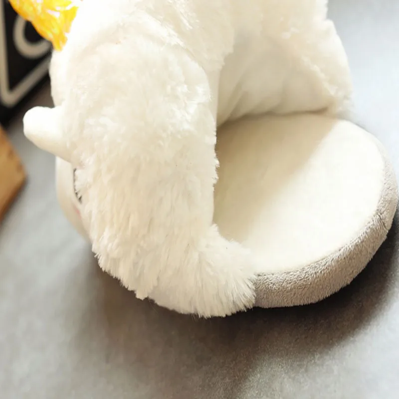 winter Unicorn Slippers Women Plush Home Shoes Soft Cute Warm Cotton Foot Warmer Size Unisex Kids Novelty Indoor Slippers