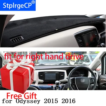 

Car Dashboard Cover Mat for honda Odyssey 2015 2016 Right Hand Drive Dashmat Pad Dash Mat Covers Dashboard Accessories