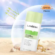 

LANBENA Green Moisturizing Waterproof Dust Oil Control Reduce Sunburn Face Sunblock Sun Protection For Daily Care (40ML)