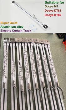 

Super Quiet Aluminium alloy Electric Curtain Track for Dooya motor M1/KT82TN/DT82 series motor Curtain Rail System Smart Home
