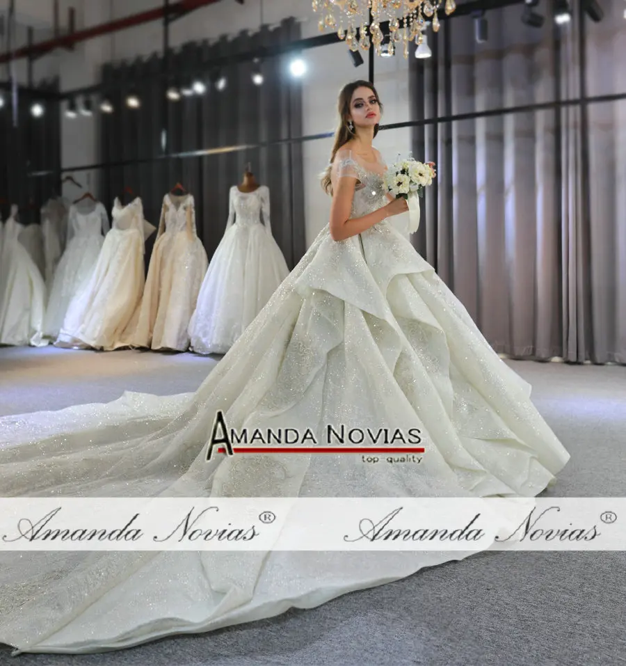 Аманда Novias Свадебное платье, роскошное свадебное платье
