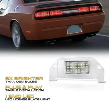 

Car License Plate Light Super Bright LED License Plate Light For Dodge Charger 2006-2014 Car Headlight Decoration Car Lights