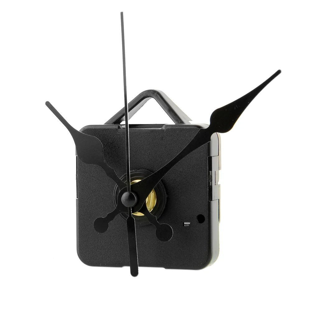 Arts Mural 1 Set Movement Clock DIY Mechanism Parts Silent Hook Decor Collectibles Black Hands Home Wall Decal Short Quartz