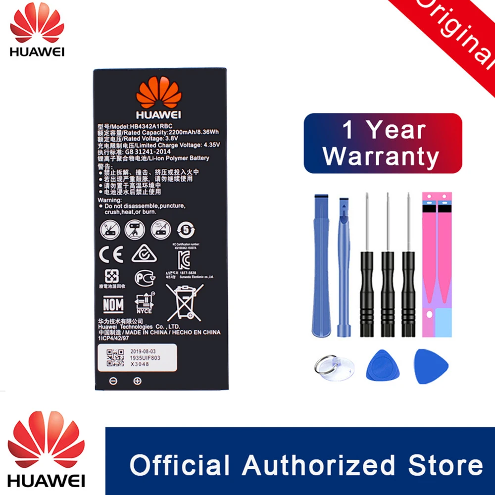 HuaWei оригинальный HB4342A1RBC батарея для Huawei y5II Y5 II 2 Ascend 5 + Y6 honor 4A SCL TL00 5A LYO L21 телефон