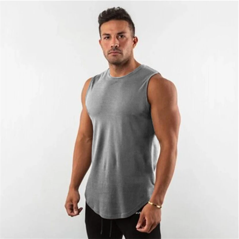 Fitness, Casual, musculação, musculação, esporte, sem mangas, colete seco rápido