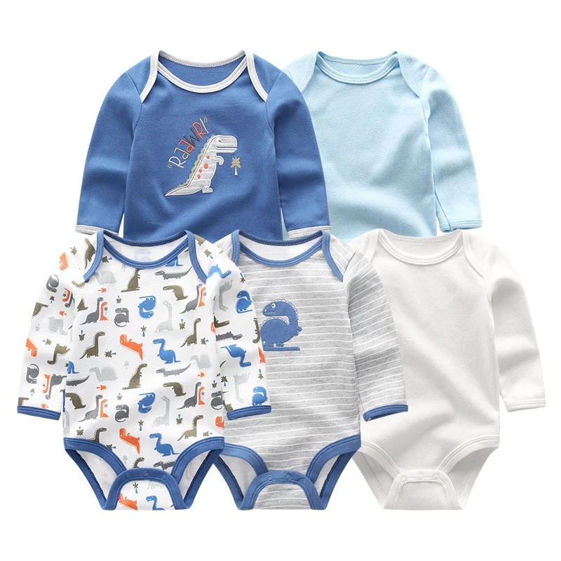 Infant Girl Pajamas Set Baby Boy Sleeper Clothes Newborn Gown Romper Long Sleeve 100% Cotton Toddler Bodysuits Sleepsuit Outfits