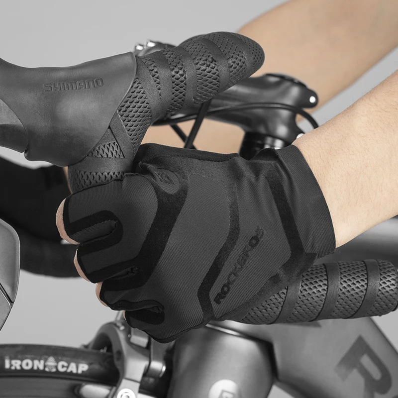 Sport Gloves ROCKBROS Cycling Gloves Breathable Shockproof Bike Gloves Summer Half Finger MTB Mountain Bicycle Sports