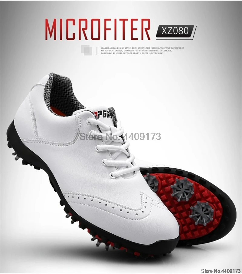 Марка PGM женские гольф спортивная обувь подвижные шипами ногтей анти-скольжения кроссовки женские непромокаемые обучение Гольф обувь D0350