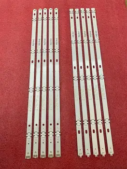

New 10pcs/set LED Backlight Strip For LG 55UJ6300 55UJ6307 55UJ635V 55UJ634V 55UJ630V 55LJ5500 55UJ635 55UJ63_UHD 55LJ55_FHD A B