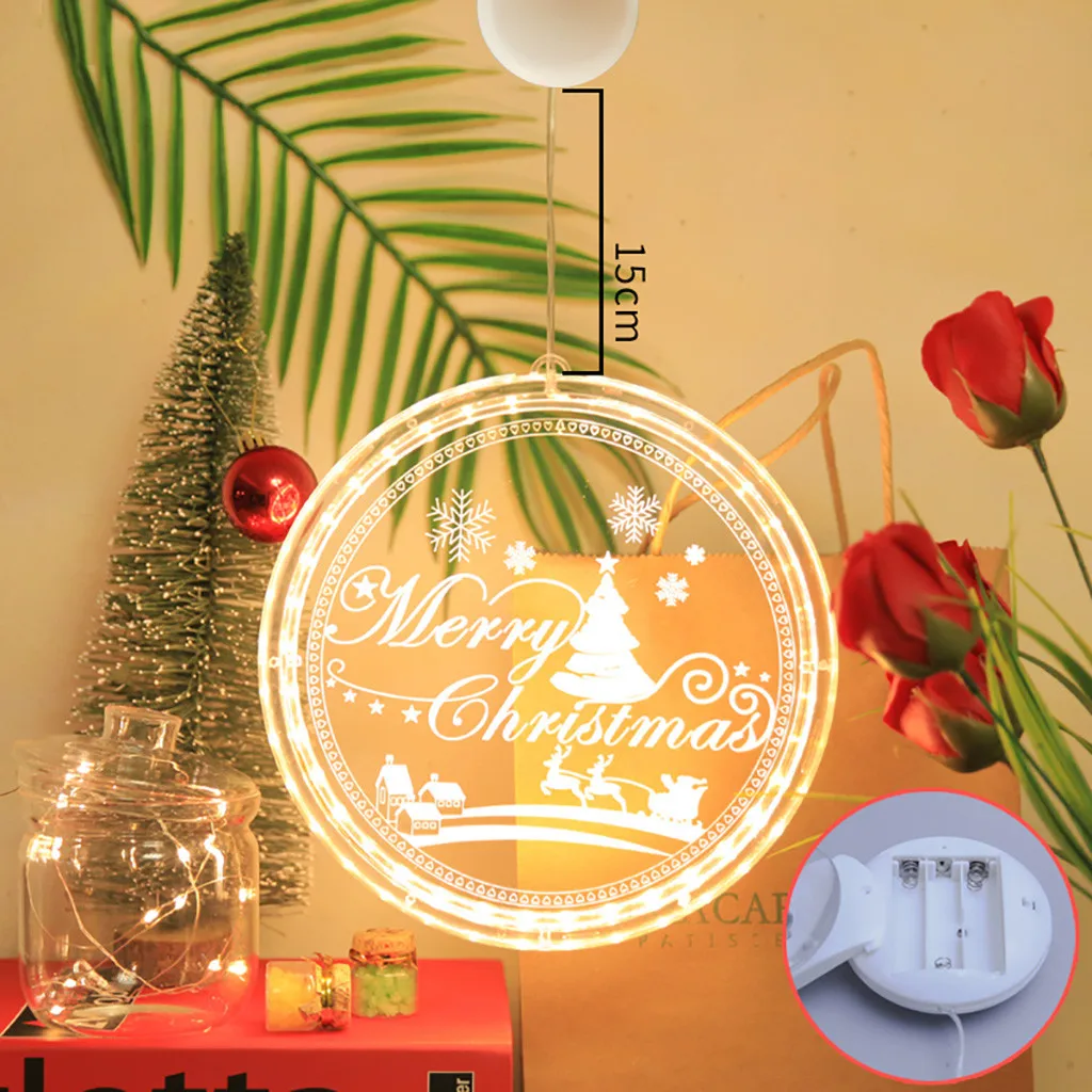 H Рождественский современный светодиодный подвесной светильник s Круглые лампы для гостиной струнный светильник s светодиодная сетка красный комнатный макет Ins креативный оконный светильник#3 - Цвет: H