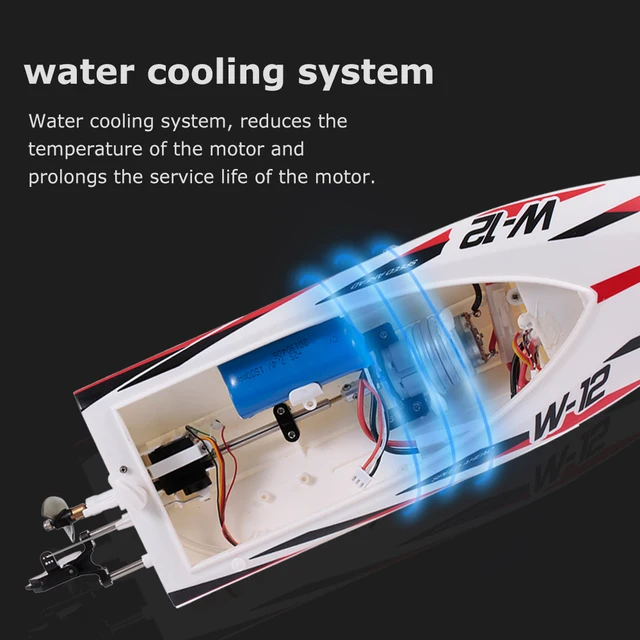 WLtoys WL912-A RC Boat 2.4G 35KM/H High Speed RC Boat Capsize Protection water cooling system RC Toy Boats RC Racing Boat Toys 3