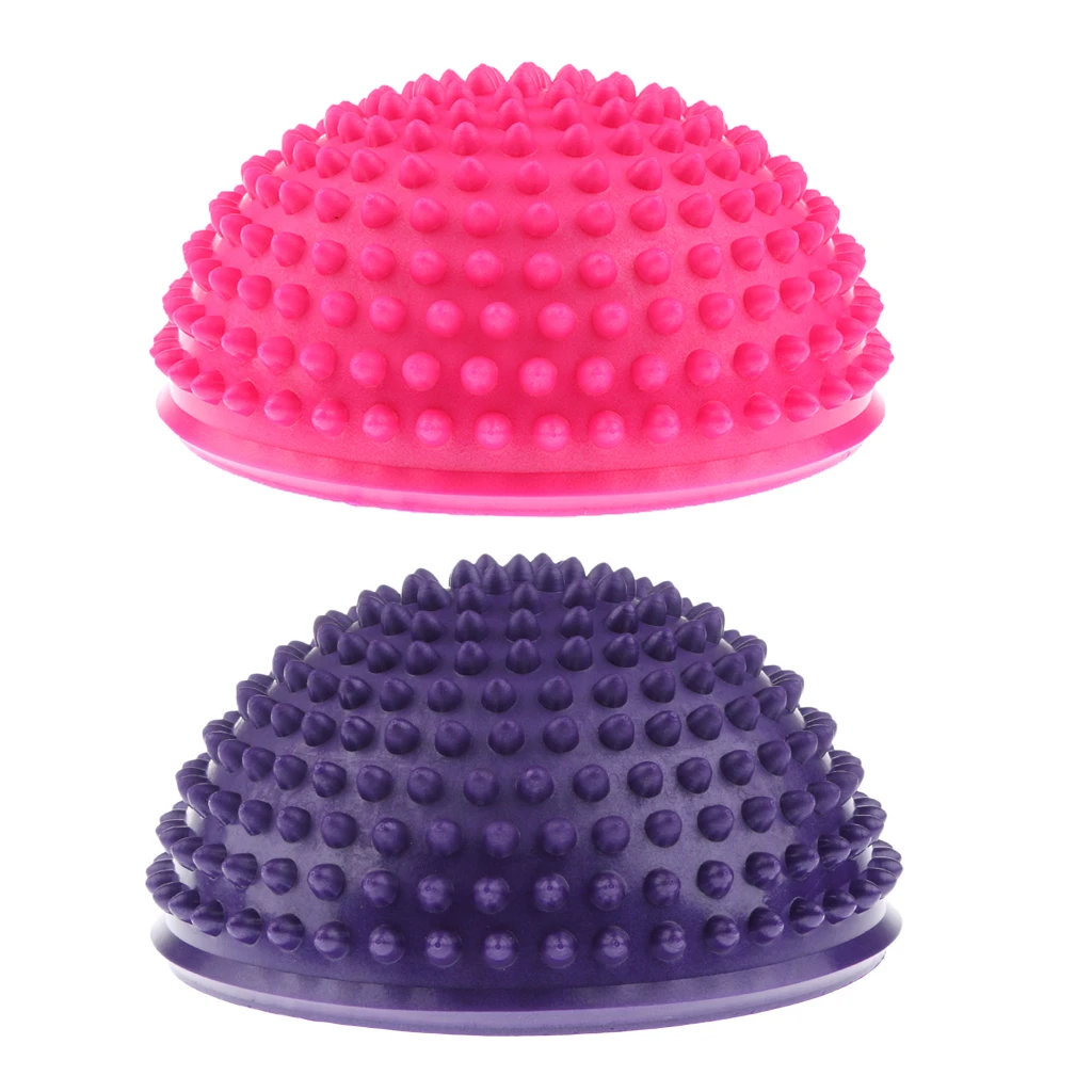 

2Pcs Hedgehog Styled Balance Pods, Anti-Slip Foot Massage Balls for Gym Yoga Pilates Gymnastics Exercise