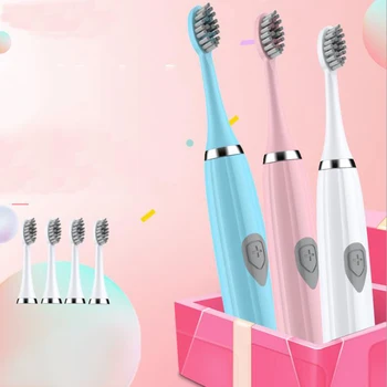 

Electric Toothbrush Adult Household Sonic Toothbrush Whitening Automatic Household Soft Fur Waterproof Toothbrush