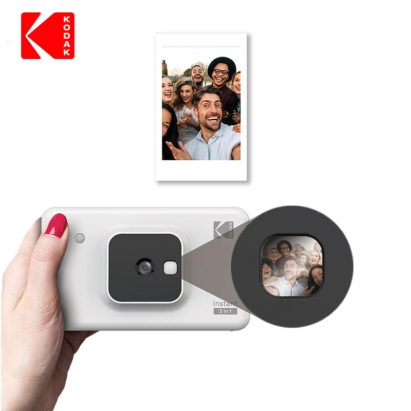 KODAK Mini Shot 2 в 1 беспроводная моментальная цифровая камера Social медиа портативный фотопринтер ЖК-дисплей цветной принт