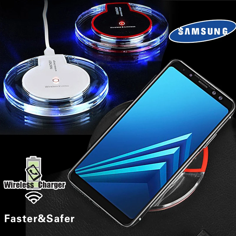 KK& LL QI Быстрый Беспроводной Зарядное устройство для быстрой зарядки с usb-портом зарядного устройства Док станция для Samsung Galaxy S 6/7/8/9/10 Note 5/7/8/9 A8