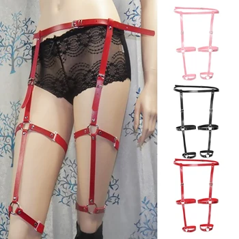 

Leather Body Harness Thigh Garter Belt Waist Leg Punk Suspender Band Straps