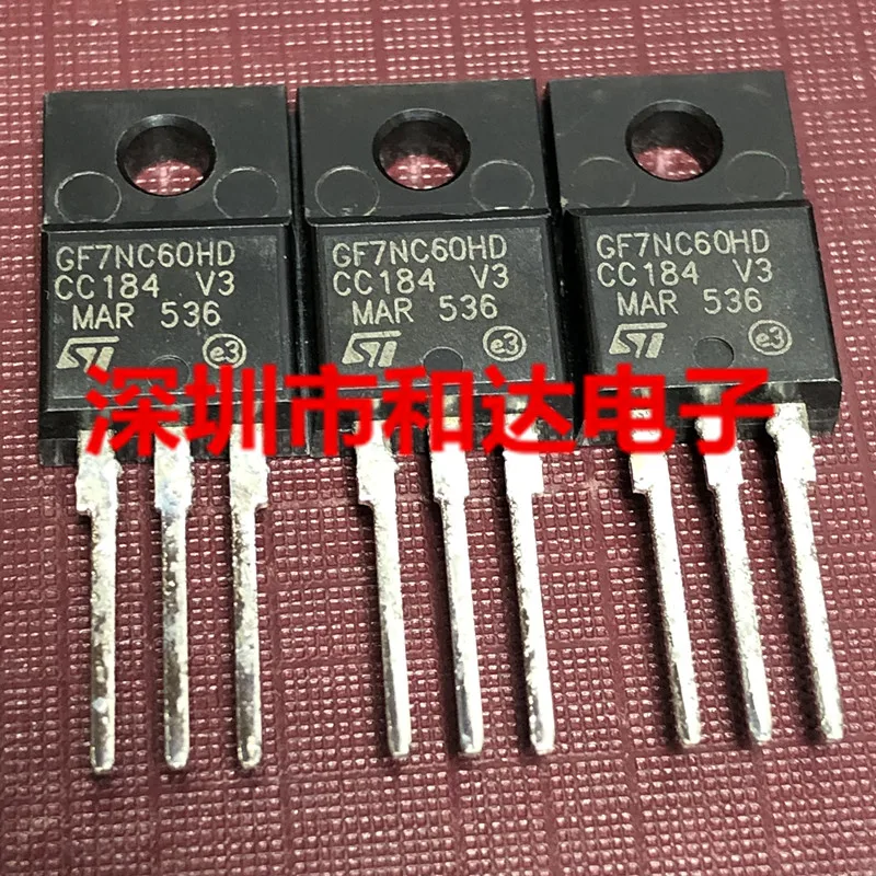 

GF7NC60HD STGF7NC60HD TO-220F 600В 14а