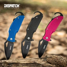 

DISPATCH Folding Pocket Knife Black Oxide Blade for Outdoor Tactical EDC Multifunction Camping Hunting Self-Defense Tool