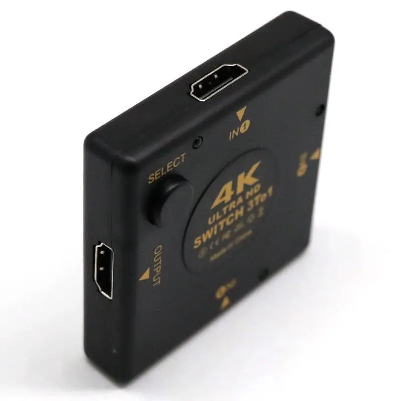 4K HDMI переключатель коробка селектор 3 в 1 из kvm аудио экстрактор концентратор